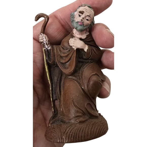 15 pc Set of Hand-Painted Italy Nativity Figurines - Picture 6 of 14